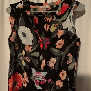 Loft ruffle sleeve blouse